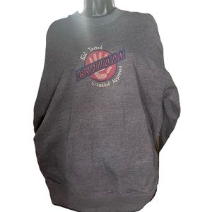 ‘Kid Tested Grandkid Approved Grandpa’ Vintage Crewneck Size XL